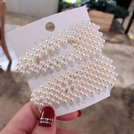 网红珍珠夹子,时尚潮流新宠，引领美妆界新风尚